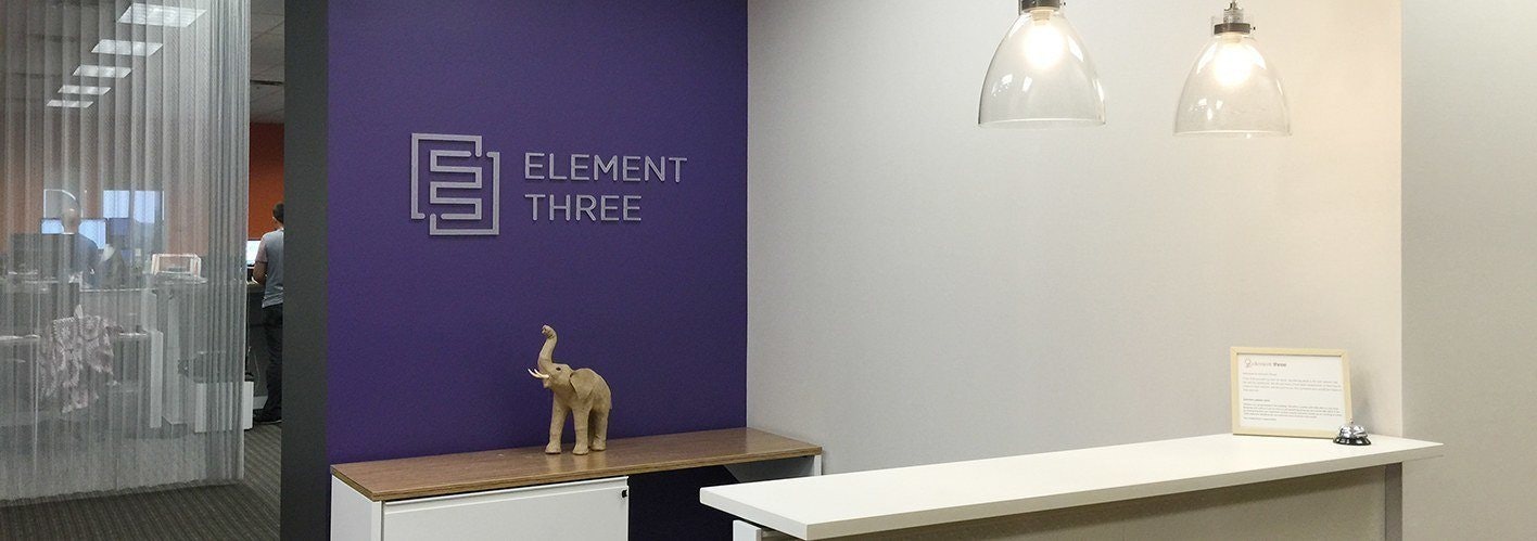 Element Three office entryway